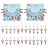 Dragonfly Pendant Stitch Markers HJEW-AB00297-1