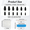 1 Bag ABS Plastic Press On False Nails MRMJ-CP0001-62-2