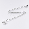Non-Tarnish 201 Stainless Steel Kitten Pendant Necklaces NJEW-T009-JN126-40-1-2