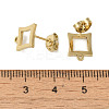 Ion Plating(IP) 304 Stainless Steel Stud Earring Findings STAS-I206-22G-3