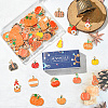 80Pcs 20 Styles Thanksgiving Day Theme Alloy Enamel Pendants ENAM-SC0006-85-7