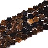 Natural Tiger Eye Beads Strands G-N257-24A-03-2