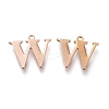 PVD Vacuum Plating  304 Stainless Steel Charms STAS-H112-W-RG-1