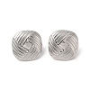 Non-Tarnish 304 Stainless Steel Stud Earrings for Women EJEW-L272-027P-02-1