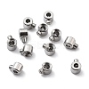 304 Stainless Steel Crimp Beads X-STAS-L216-51P-1