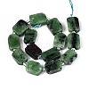 Natural Ruby in Zoisite Beads Strands G-C098-A38-01-2