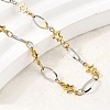 304 Stainless Steel Link Bracelets BJEW-A044-03B-GP-2
