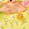 60Pcs 6 Styles Iron Split Key Rings FIND-TA0008-13-8