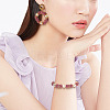120Pcs 4 Styles Flat Round Iron Rhinestone Spacer Beads FIND-TA0005-68-9