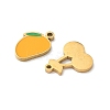 201 Stainless Steel Enamel Charms STAS-C138-03G-2