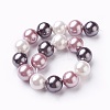 Electroplate Shell Pearl Beads Strands BSHE-O019-03-3
