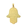 304 Stainless Steel Pendants LS-STAS-Z069-02G-1