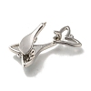 Brass with Shell Fold Over Clasps KK-H480-48P-01-2