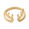 304 Stainless Steel Cuff Rings LS-RJEW-G299-03G-2