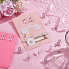 30Pcs AIDS/Breast Cancer Awareness Ribbon Enamel Pins JEWB-UN0001-07-2