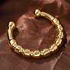 304 Stainless Steel Cuff Bangles BJEW-S161-01G-3