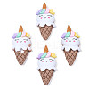 Opaque Resin Decoden Cabochons CRES-S308-013-1