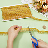 15 Yards Filigree Polyester Lace Fringe Trim OCOR-WH0089-13A-3