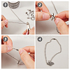 201 Stainless Steel Ball Chains Bracelet Necklace Making Kit DIY-SP0001-09B-5