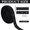 Plastic Snap Button Tape Trim Polyester Ribbons DIY-WH0632-31A-2