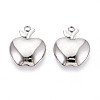304 Stainless Steel Pendants STAS-T065-74P-1