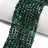 Natural Malachite Beads Strands X-G-C262-C02-4mm-2