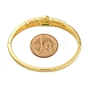 Rack Plating Brass Micro Pave Cubic Zirconia Hinged Bangles BJEW-H624-07A-G-5