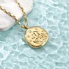 304 Stainless Steel Constellation Pendant Necklaces LS-NJEW-K392-01G-10-2