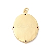 Brass Micro Pave Cubic Zirconia Pendants ZIRC-E006-01G-M-4