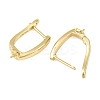 Brass Hoop Earring Findings KK-D109-04G-2