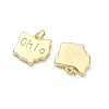 Brass Pendants KK-D229-22H-G-2