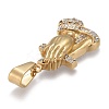 304 Stainless Steel Pendants STAS-K214-18G-3
