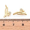 Brass Micro Pave Cubic Zirconia Charms KK-N263-97G-H-3