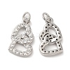 Eco-Friendly Brass Micro Pave Cubic Zirconia Pendants KK-M246-23P-1