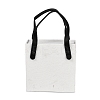 PU Jewelry Set Drawer Boxes with Square Sponge Inside and Texture Paper Rectangle Jewelry Bags ABAG-B009-02B-1