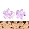 Baking Paint Transparent Glass Beads DGLA-N014-08A-04-3