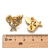 304 Stainless Steel Rhinestone Stud Earrings EJEW-P316-12G-2