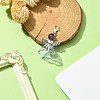 Natural Amethyst Pendant Decorations HJEW-TA00054-01-2