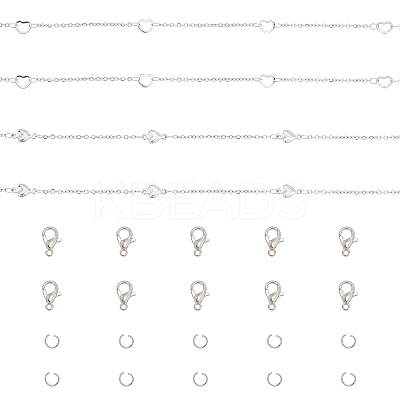 4m 2 Styles Stainless Steel Cable Chains CHS-CA0001-02-1