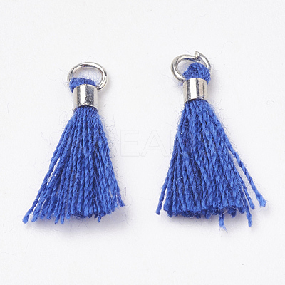 Polycotton(Polyester Cotton) Tassel Pendant Decorations FIND-S275-13P-1