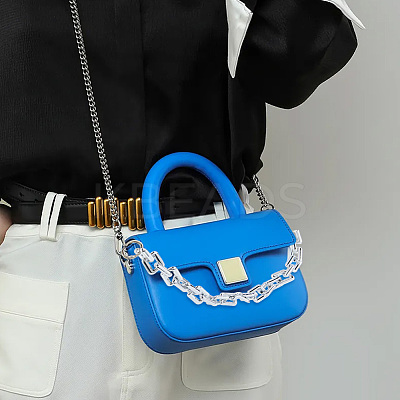 2Pcs 2 Styles CCB Plastic Rectangle Link Purse Chains FIND-HS0002-14P-1