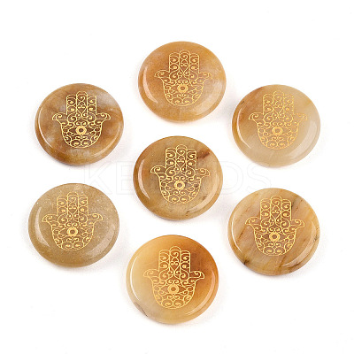 Natural Topaz Jade Cabochons G-N345-06E-1