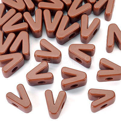 Opaque Acrylic European Beads LS-OACR-TAC0019-006V-1