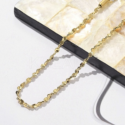304 Stainless Steel Link Chain Bracelets for Women BJEW-F488-21G-04-1