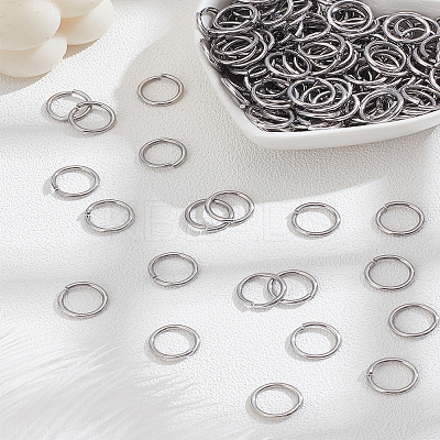 200Pcs 304 Stainless Steel Open Jump Rings STAS-LP0005-03-1