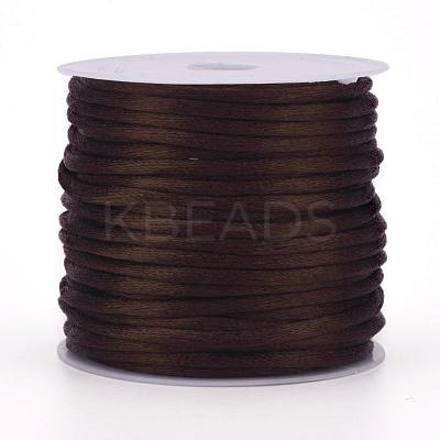 Nylon Satin Rattail Cords NWIR-L006-1mm-03-1