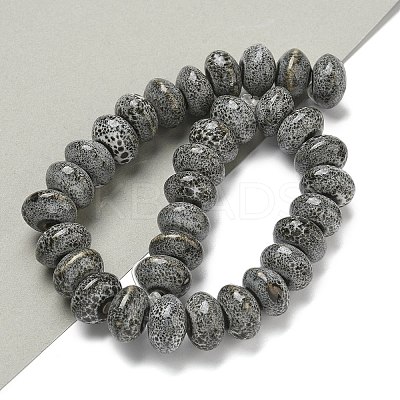 Handmade Porcelain Beads Strands PORC-B002-07-1