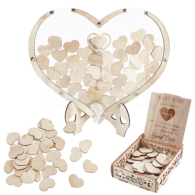 Wedding Guest Book AJEW-WH20020-026B-1