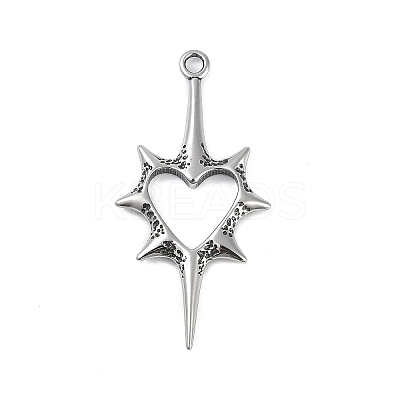 316 Surgical Stainless Steel Pendants STAS-G349-37AS-1