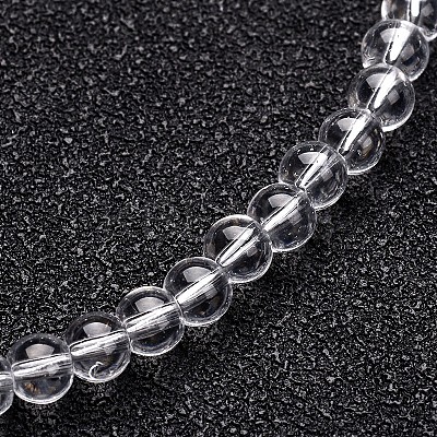 Glass Round Bead Strands GLAA-I028-8mm-01-1